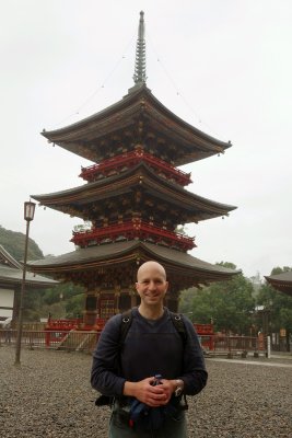 Josh at Naritasan Temple