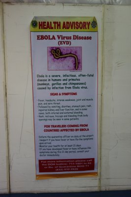 Ebola warning