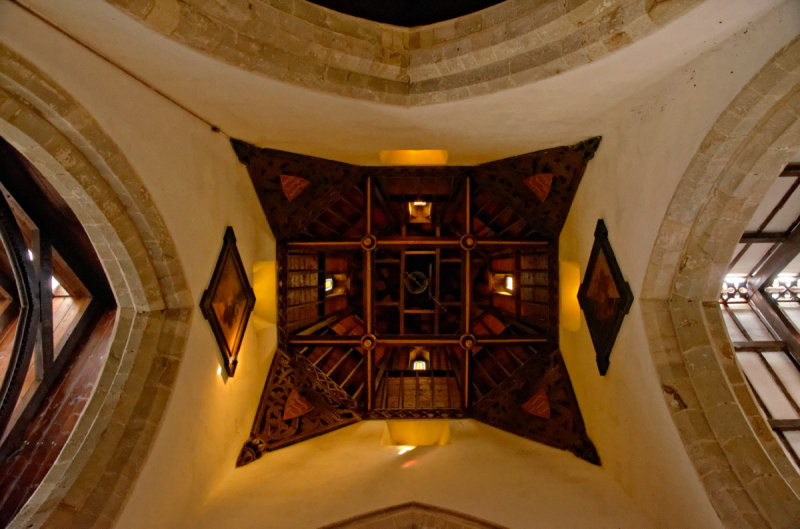 St Anthonys church - inside the tower