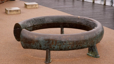 sculpture, Cardiff waterfront