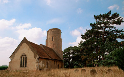 entering the churchyard