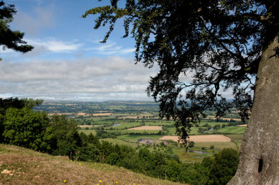 a view north from The Knapp ridge