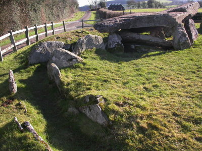 the curved entrance passage