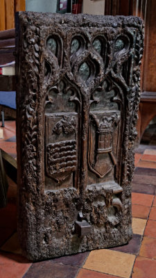 Church of St Gerran - C16th pew end