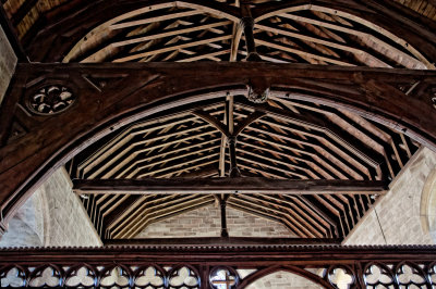 chancel arch and roof structure