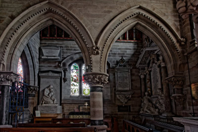 the Vernon Chapel from the south aisle