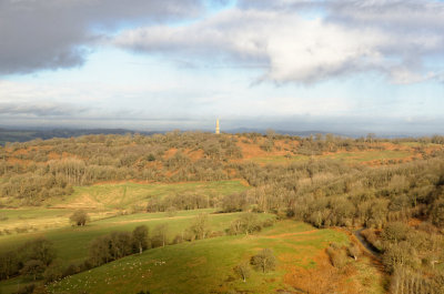Eastnor Obelisk from Ragged Stone Hill