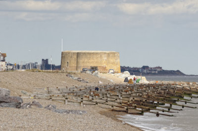 Martello tower - fishing end of Aldeburgh