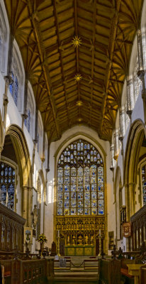 The chancel & east window
