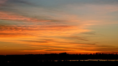 Afterglow over the river Alde