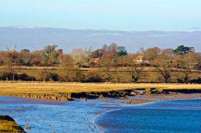 Hemley from across mouth of Kirton Creek