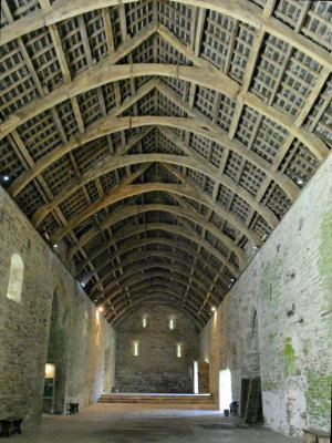 interior of the great barn