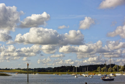 down river from the tide-mill