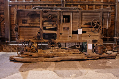 Threshing machine, Coggeshall Granary barn