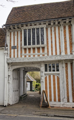 Paycocke's, Coggeshall - the entrance arch