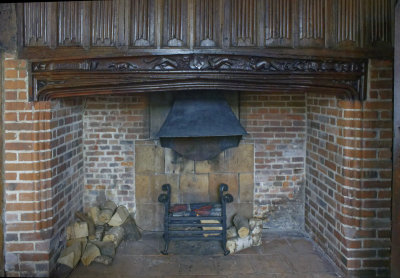 Paycocke's - a fireplace