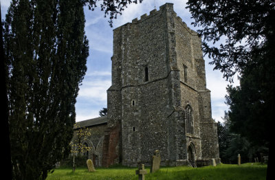 Church of St Mary, Bawdsey - from the north west