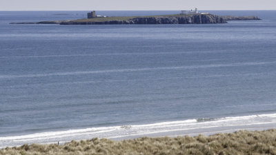 One of Farne Islands from Bamburgh