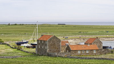 Lindisfarne harbour