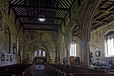 Church of St Lawrence, Warkworth - interior 1