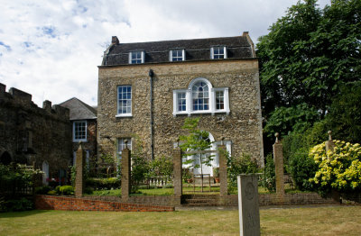 House in the abbey grounds