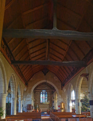 nave, dating back to C13th, much restored