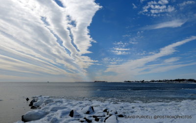 Long Island Sound and Charles Island / Milford CT / Feb 2015