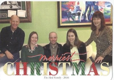 The Gene and Evelyn Heil family Christmas Cards