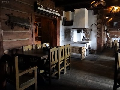 Inside old cottage