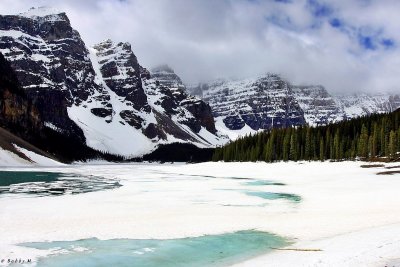 Moraine Lake in May