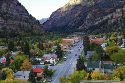 Looking down on Ouray