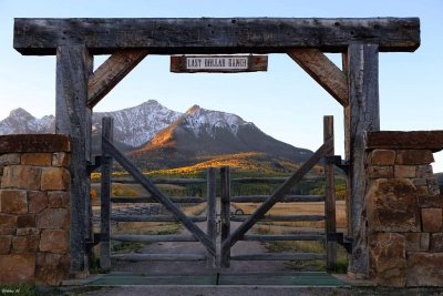 Last Dollar Ranch front gate
