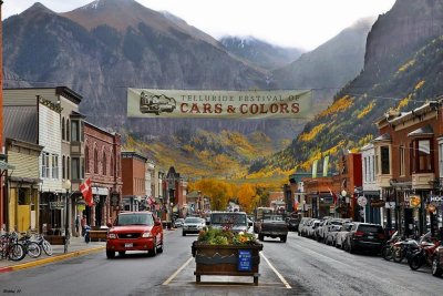 Looking east down Colorado Ave