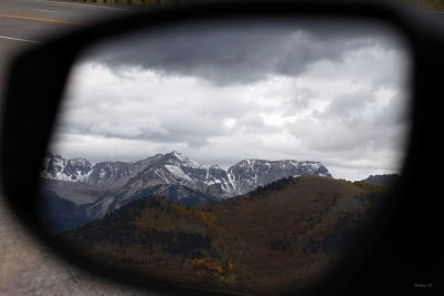 Side mirror view