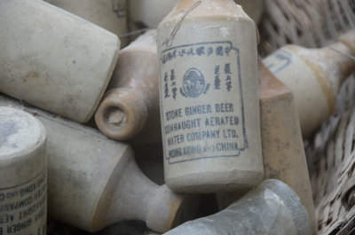 Recycled Beer bottles for Dragon Garden 3482
