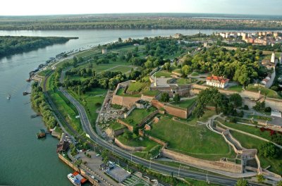 Kalemegdan from baloon