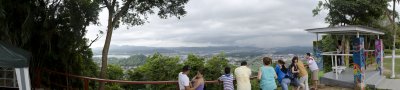 Skyline of the Miraflores Locks