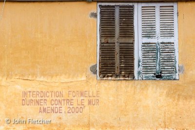 Sign on Train Station Building