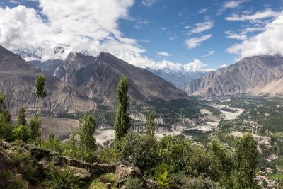 Hunza Valley from Eagles Nest