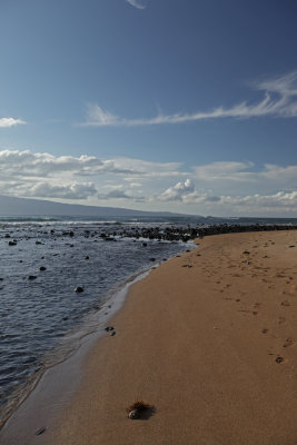 Kahana Beach scene