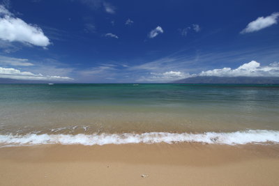 Kayaker between Molokai and Lanai