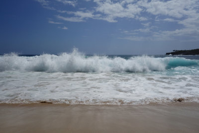 Manele Beach surf