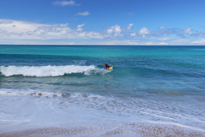 Haena Beach Park surfer