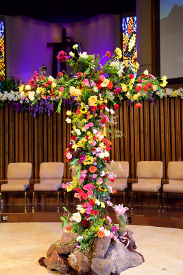 Cross at Easter Communion