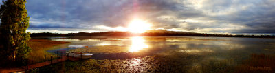 Sunset at Jaribu Safari Lodge