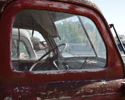 Long retired farm truck