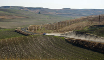 driving in Whitman County