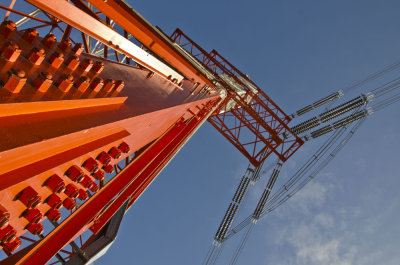 High voltage tower, Bonneville Dam