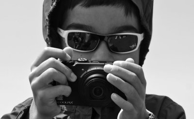 Henry with his Nikon