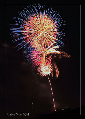 2014 Fireworks on Mt. Rubidoux in Riverside, CA